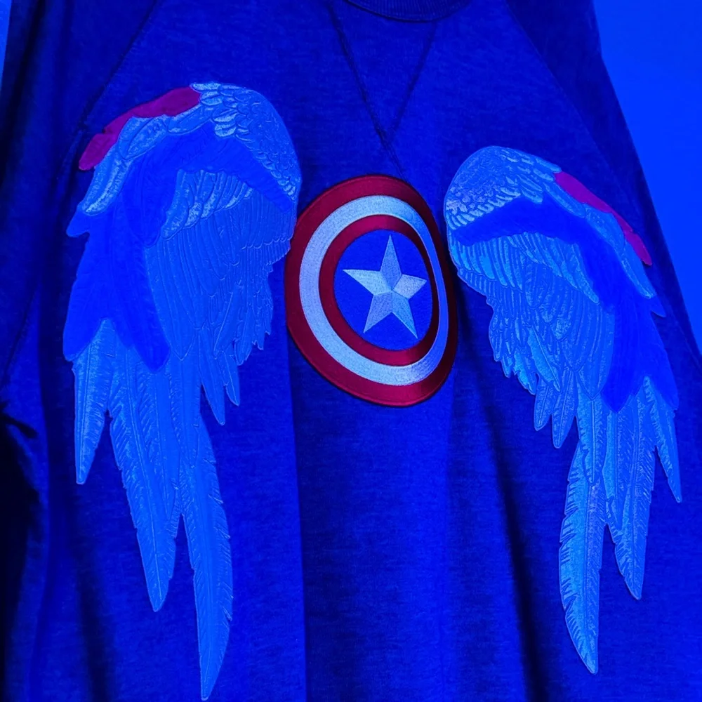 Captain America (Sam Wilson) Terry Crew Sweater